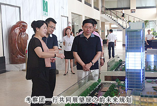 山東省公安廳經(jīng)偵總隊總隊長韓杰一行蒞臨綠之韻考察指導(dǎo)工作